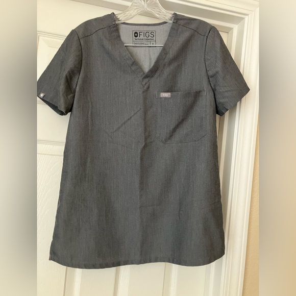 Figs Tops - Figs Catarina Graphite Grey Scrub Top
